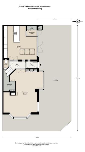 Floor Plan 4 - Graaf Aelbrechtlaan 76